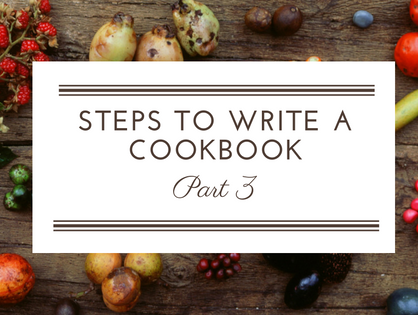 Steps to Write a Cookbook: Routes to Publication