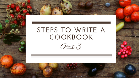 Steps to Write a Cookbook: Routes to Publication