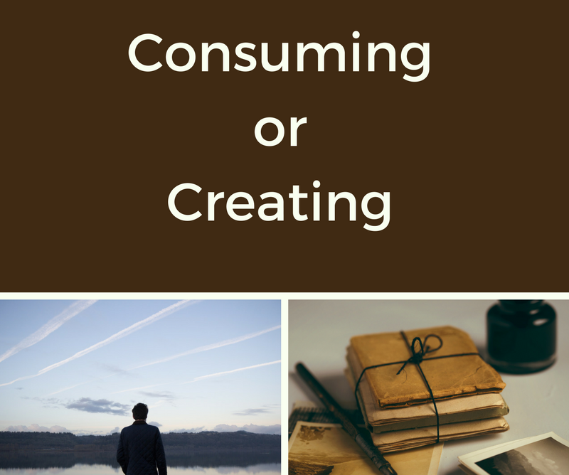 Consuming VS Creating
